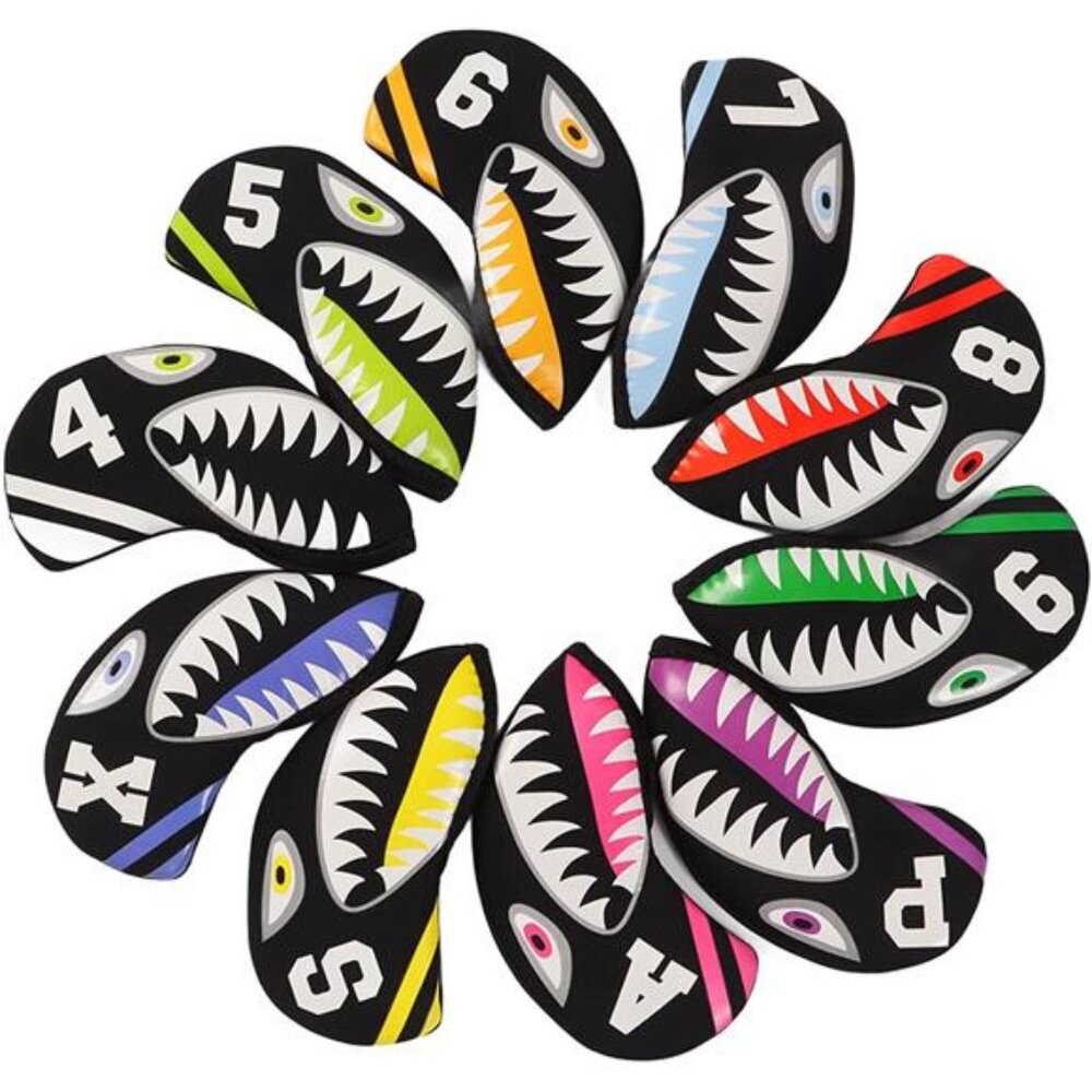 Golf Iron Covers, Golf Iron Head Covers, Neoprene Golf Iron Covers Set 10pcs
